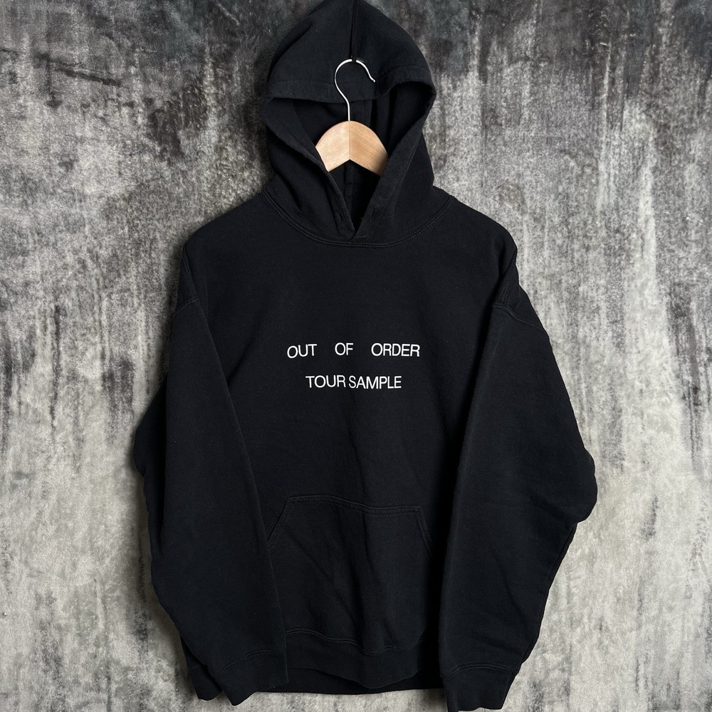 Dominic Fike Out Of Order Tour Sample 2022 Merch Graphic Hoodie Black Size L